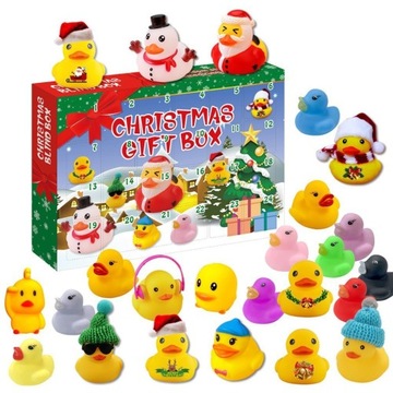 KALENDARZ ADWENTOWY DZIECI 24 SQUISHY SQU