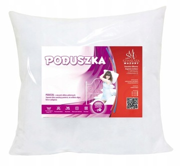 Poduszka, wsad kulka silikonowa 40x40 cm