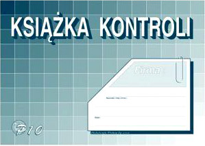 Druk KSIĄŻKA KONTROLI P10 A5 dr14