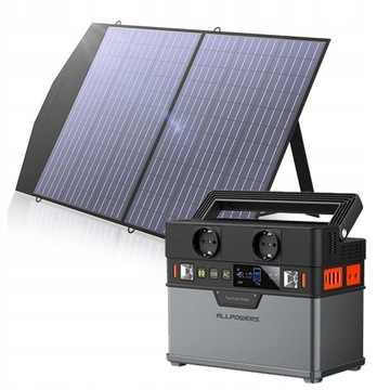 Przenośny magazyn prądu 78000mAh + Panel solarny