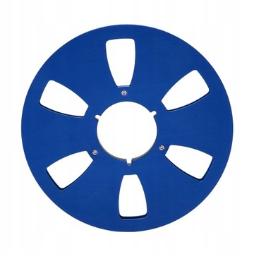 КАТУШКА С ЗАПИСЬЮ 1/4 10,5 ДЮЙМА, 6 ОТВЕРСТИЙ, СИНАЯ