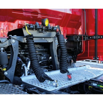 Чехол для спиральных кабелей, чехол для грузовика, полуприцепа, черный, комплект 220 см