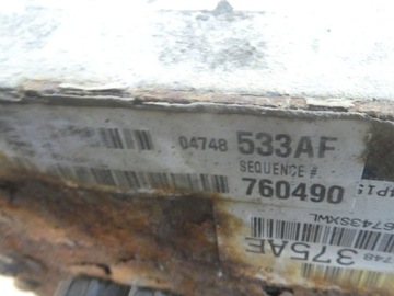 ŘÍZENÍ JEDNOTKA DODGE CARAVAN CHRYSLER VOYAGER V6 04748533AF P04748375AE