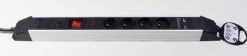 Listwa przeciwprzepięciowa 2x USB 4x gniazda