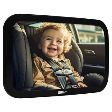 Зеркало в салоне для наблюдения за ребенком в машине на 360° до подголовника.