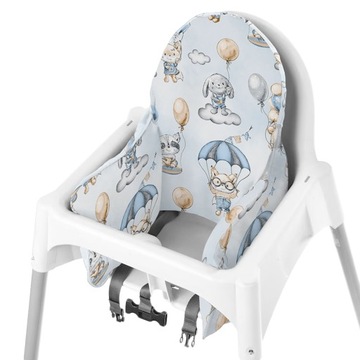 Pokrycie na poduszkę na krzesełko do karmienia IKEA ANTILOP poszewka WZORY