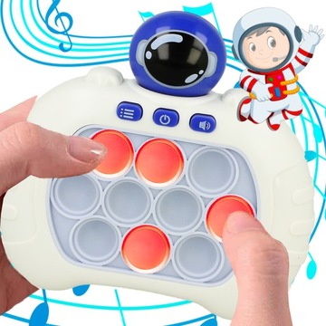 POP IT POPIT АРКАДНАЯ ИГРА ЭЛЕКТРИЧЕСКИЙ АНТИСТРЕСС СВЕТОДИОДНЫЕ ЗВУКИ ПРОСТРАНСТВО