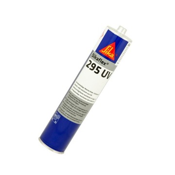 SIKAFLEX 295 UV CZARNY KLEJ DO SZKŁA PLEKSI TWORZYW SZTUCZNYCH CZARNY