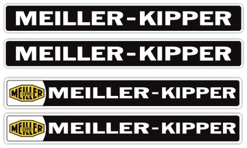 KOMPLET Nalepek, napis MEILLER KIPPER, 50 cm!!!