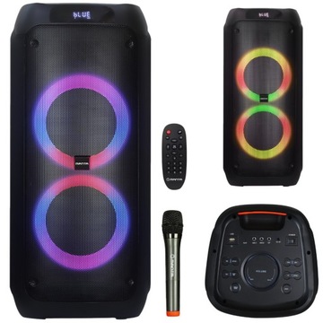 Głośnik Karaoke Bluetooth MANTA ATTIS Mikrofon USB Power Audio Przenośny