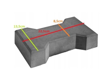 Форма для производства брусчатки SMOOTH BONE 6 булыжников