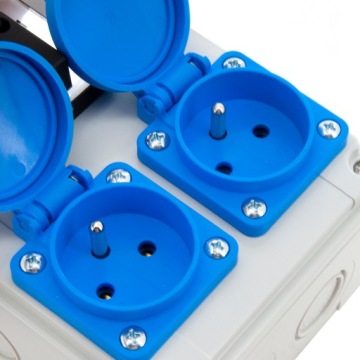 СТРОИТЕЛЬНАЯ РАСПРЕДЕЛИТЕЛЬНАЯ КОРОБКА 2x230В 0-1