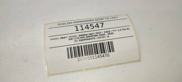 ZVEDÁK MOTOREK OKNO ZADNÍ LEVÝ SEAT ARONA 5Q0959407D