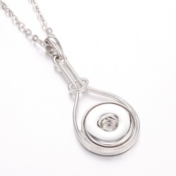 2022 New Snap Button Necklace Fit 18mm Metal Snap