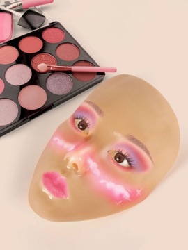 Силиконовое лицо для обучения макияжу, макияжу, татуировке ИДЕАЛЬНЫЙ ПОДАРОК ​​НА РОЖДЕСТВО