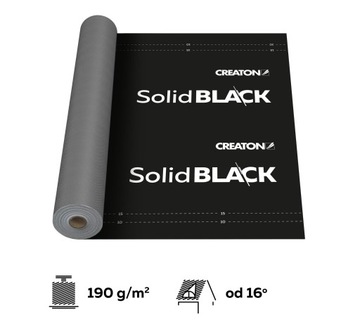 Folia CREATON Solid BLACK +