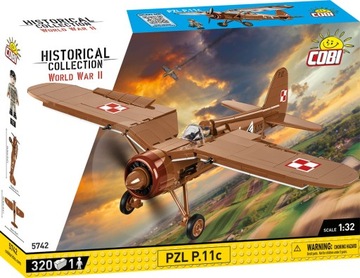 COBI-5742 Samolot PZL P.11c