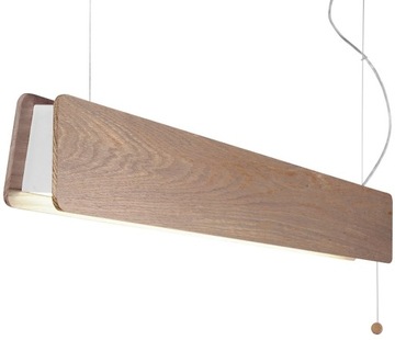 NOWODVORSKI LAMPA WISZĄCA 7520 OSLO DREWNO + LED