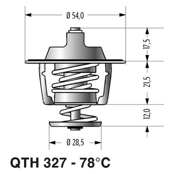 Termostat NISSAN SUNNY II N13 B12 1.7 D