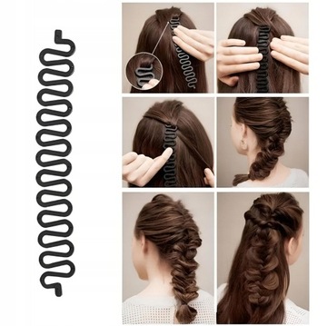 НАБОР ДЛЯ ПРИЧЕСКИ, НАБИВКА ДЛЯ ПУЧКА, РАСЧЕСКА-ТВИСТЕР, ПРИЧЕСКА, 6 ШТ.