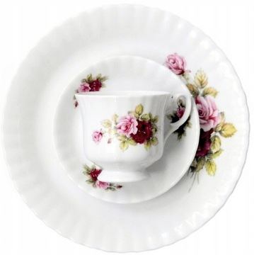 900 SERWIS KAWOWY 6/21 IWONA CHODZIEŻ PORCELANA