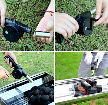 ВОЗДУХОДУВКА ДЛЯ ПОДЖИГАНИЯ ГРИЛЯ И КАМИНА