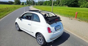 Fiat 500 II Seria 1 1.2 69KM 2012 Fiat 500C C Lounge 1.2 69KM LED Klima PółSkóra Parktronik El Dach DRL Chrom, zdjęcie 28