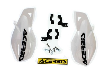 Osłony dłoni listki handbar Acerbis mx Uniko białe