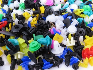 ЗАЖИМЫ ДЛЯ ОБИВКИ, НАБОР КРЫШЕК MIX, 500 ШТ.