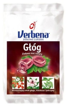 VERBENA GŁÓG CUKIERKI Z VIT.C - 60 G
