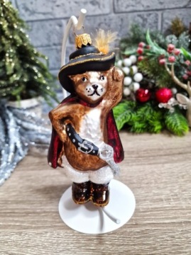 КУЛОН-ШАР КОТ В БОТИНКАХ, модель II