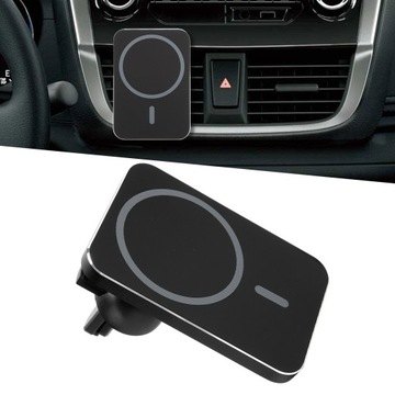 15 Вт квадратное магнитное всасывающее беспроводное зарядное устройство автомобильный держатель для мобильного телефона fast c