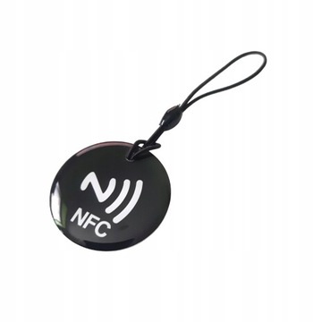 Brelok TAG NFC nTag213BCK CZARNY