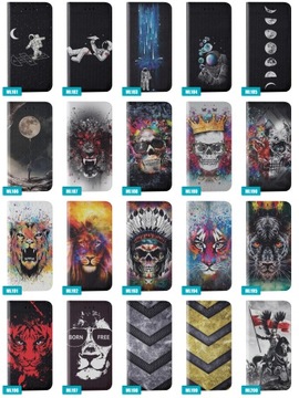 ETUI MAGNET do Samsung Galaxy J4 Plus SZKŁO WZORY