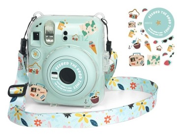 Futerał Etui Pokrowiec Case do FujiFilm Fuji INSTAX Mini 12 + Naklejki