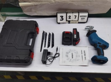 САДОВАЯ ПИЛА АККУМУЛЯТОРНАЯ ПИЛА 21 В + 4 ПИЛОВЫХ ПОЛОТНА