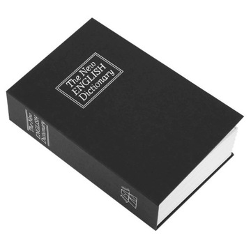 БЕЗОПАСНАЯ ДЕНЕЖНАЯ КНИГА БОЛЬШАЯ МЕТАЛЛИЧЕСКАЯ КАССЕТА СКРЫТАЯ КОРОБКА-КОПИЛЬКА ДЛЯ ХРАНЕНИЯ