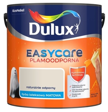 FARBA DULUX EASY CARE - naturalnie odporny, 2.5l