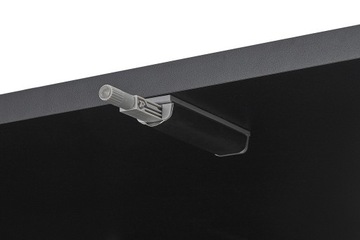 SZAFKA WISZĄCA RTV SZARY GRAFIT MDF DRZWI 160cm POINT TYPE-30 Meble-Craft