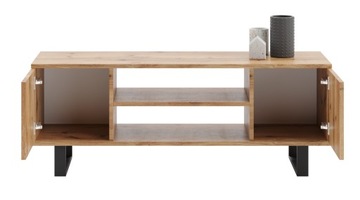 ФОКУС Тумба под ТВ, 135 см, лофт, имитация ламелей Лофт