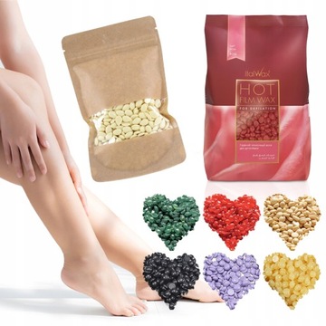 Depilacja 1+1 gratis WOSK TWARDY ItalWax