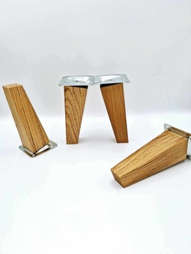 МЕБЕЛЬНЫЕ НОЖКИ МАСЛО-ВОСК ДУБ ТРАПЕЦЕВИДНЫЙ ПРОИЗВОДИТЕЛЬ H25