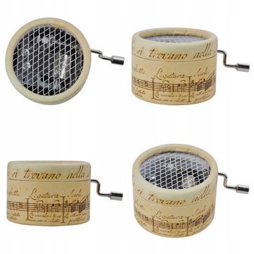 Коробка с игрушками Рукоятка Музыкальная шкатулка Новогодняя