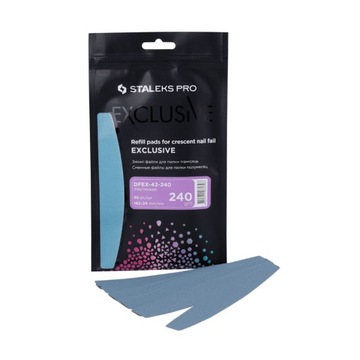 STALEKS EXCLUSIVE nakładki naklejane półksiężyc gr.240 50 sztuk