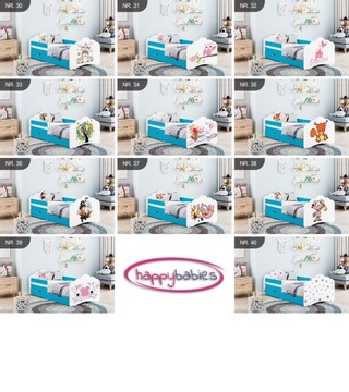 ДЕТСКАЯ КРОВАТЬ С ЯЩИКОМ MOBI 190/90 - СИНИЙ