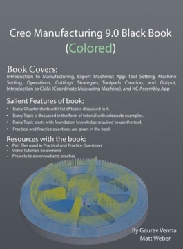 Creo Manufacturing 9.0 Black Book (Colored) GAURAV VERMA