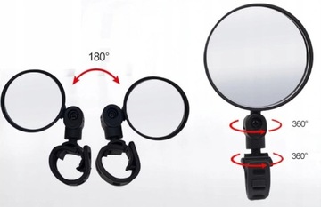 ВЕЛОСИПЕДНОЕ ЗЕРКАЛО ДЛЯ РУЛЯ ВЕЛОСИПЕДНОЕ КРУГЛОЕ ЗЕРКАЛО ЗАДНЕГО ВИДА