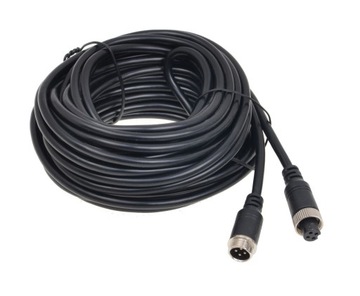 KABEL 4PIN Aviation PRZEWÓD 20m PRZEDŁUŻACZ KAMERY