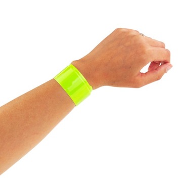 СВЕТООТРАЖАЮЩАЯ САМОЗАЖИМНАЯ ЛЕНТА, ЖЕЛТАЯ, ПРЕДУПРЕЖДАЮЩАЯ, СВЕТООТРАЖАЮЩАЯ ЗОНА ДЛЯ ПЛЕЧА, РУКИ