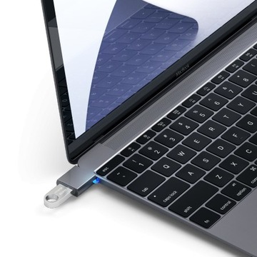 Алюминиевый адаптер Satechi — адаптер USB-C — USB-A 3.0 (серый космос)